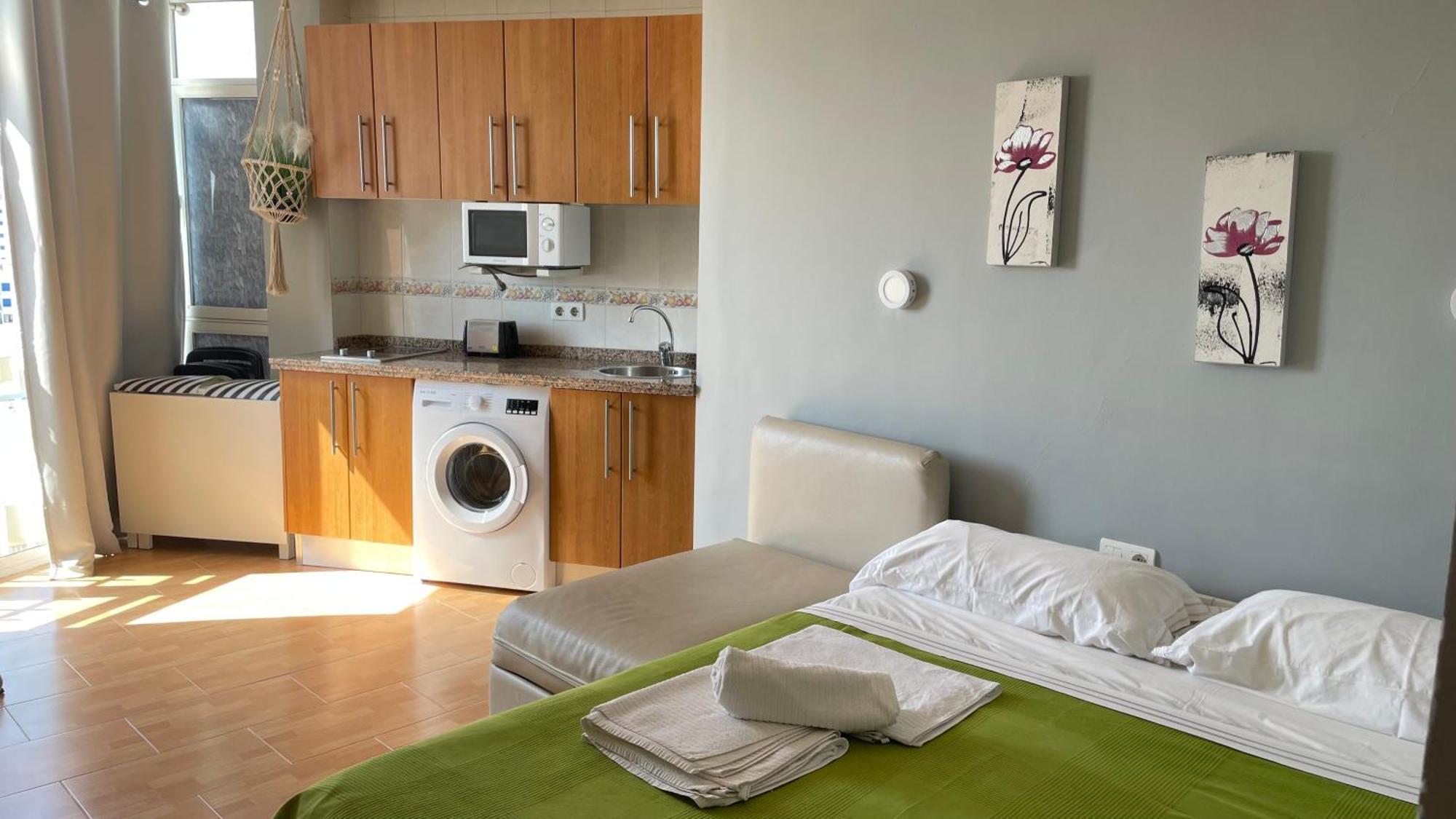 Benalmadena ,Apartamento-Estudio Primera Linea De Playa Εξωτερικό φωτογραφία